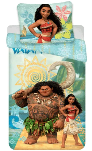 Disney Vaiana dekbedovertrek - Multicolor - 140 x 200 cm - 100% katoen