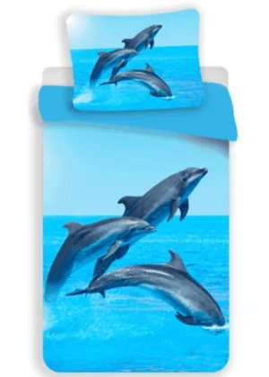 Sweet Home dekbedovertrek 140 x 200 cm - Blauw - 140 x 200 cm - 100% Polyester