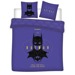 Batman dekbedovertrek 240 x 220 cm polykatoen - Blauw - 240 x 220 cm - polykatoen
