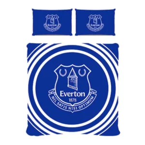 Everton dekbedovertrek logo Tweepersoons 200 x 200 cm - Blauw/Wit - 200 x 200 cm - 100% Polyester
