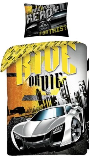 The Fast and the Furious dekbedovertrek Ride or Die Glow in the Dark - Multicolor - 140 x 200 cm - Katoen