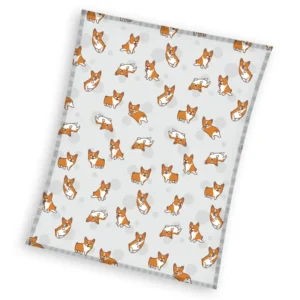 Sweet Home plaid honden 130 x 170 cm - Multicolor - 130 x 170 cm - 100% Polyester