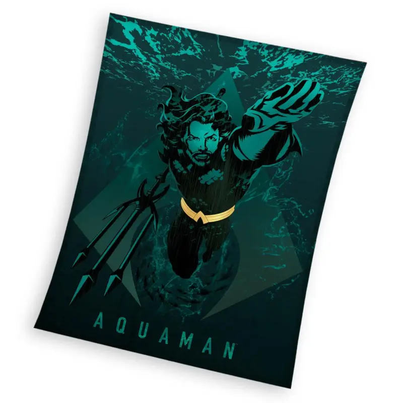 Aquaman plaid 150 x 200 cm - Multicolor - 150 x 200 cm - 100% Polyester