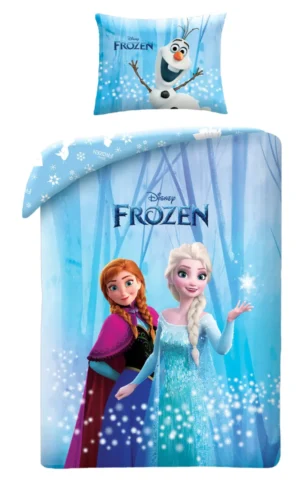 Disney Frozen dekbedovertrek sisters - Lichtblauw - 140 x 200 cm - Katoen