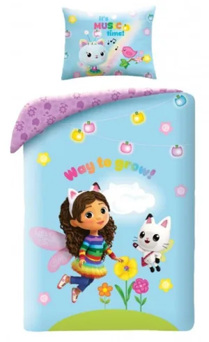 Gabby's Dollhouse dekbedovertrek Way to Grow - Multicolor - 140 x 200 cm - Katoen