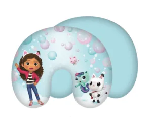 Gabby's Dollhouse kussen lichtblauw 43 x 35 cm - Lichtblauw - 43 x 35 cm - 100% Polyester