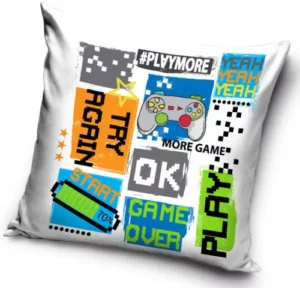 Gamer sierkussen 40X40 cm - Multicolor - 40 x 40 cm - 100% Polyester