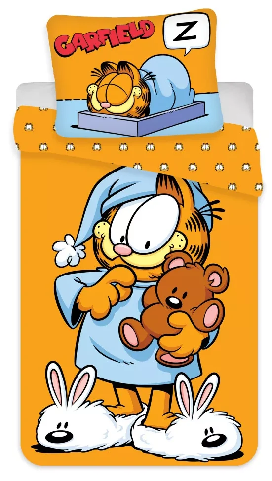 Garfield dekbedovertrek oranje 100 x 135 cm Katoen - Blauw - 100 x 135 cm - Katoen