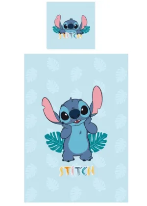 Lilo en Stitch dekbedovertrek Happy 140 x 200 cm - Multicolor - 140 x 200 cm - polykatoen
