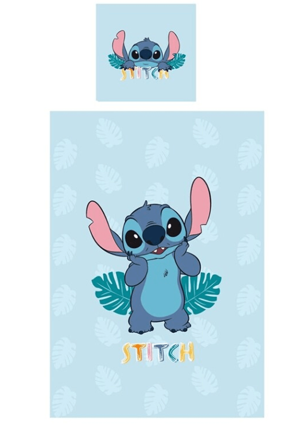 Stitch Dekbedovertrek Happy 140 x 200 cm - polykatoen