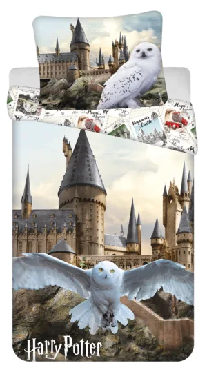 Harry Potter dekbedovertrek Hedwig - Multicolor - 140 x 200 cm - 100% katoen