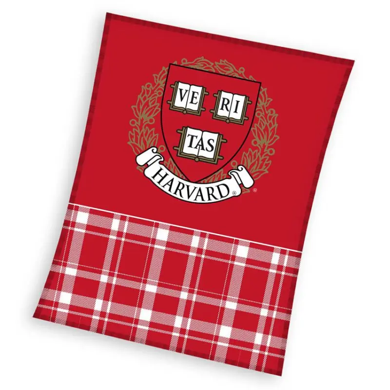 Harvard plaid 150 x 200 cm rood - Rood - 150 x 200 cm - 100% Polyester