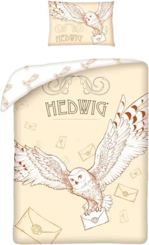 Harry Potter dekbedovertrek Hedwig 100 x 135 cm - Multicolor - 100 x 135 cm - 100% katoen
