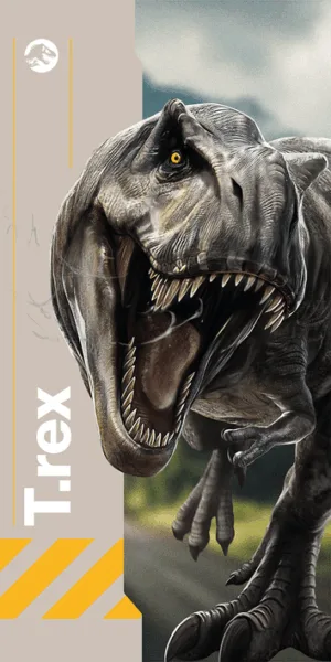 Jurassic World strandlaken 70 x 140 cm - Multicolor - 70 x 140 cm - 100% katoen