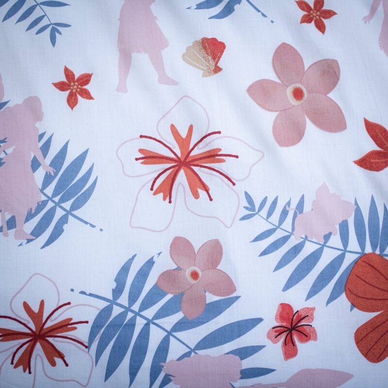 Beddengoed 140 x 200 cm van Disney Vaiana, Multicolor - kussensloop 70 x 90 cm