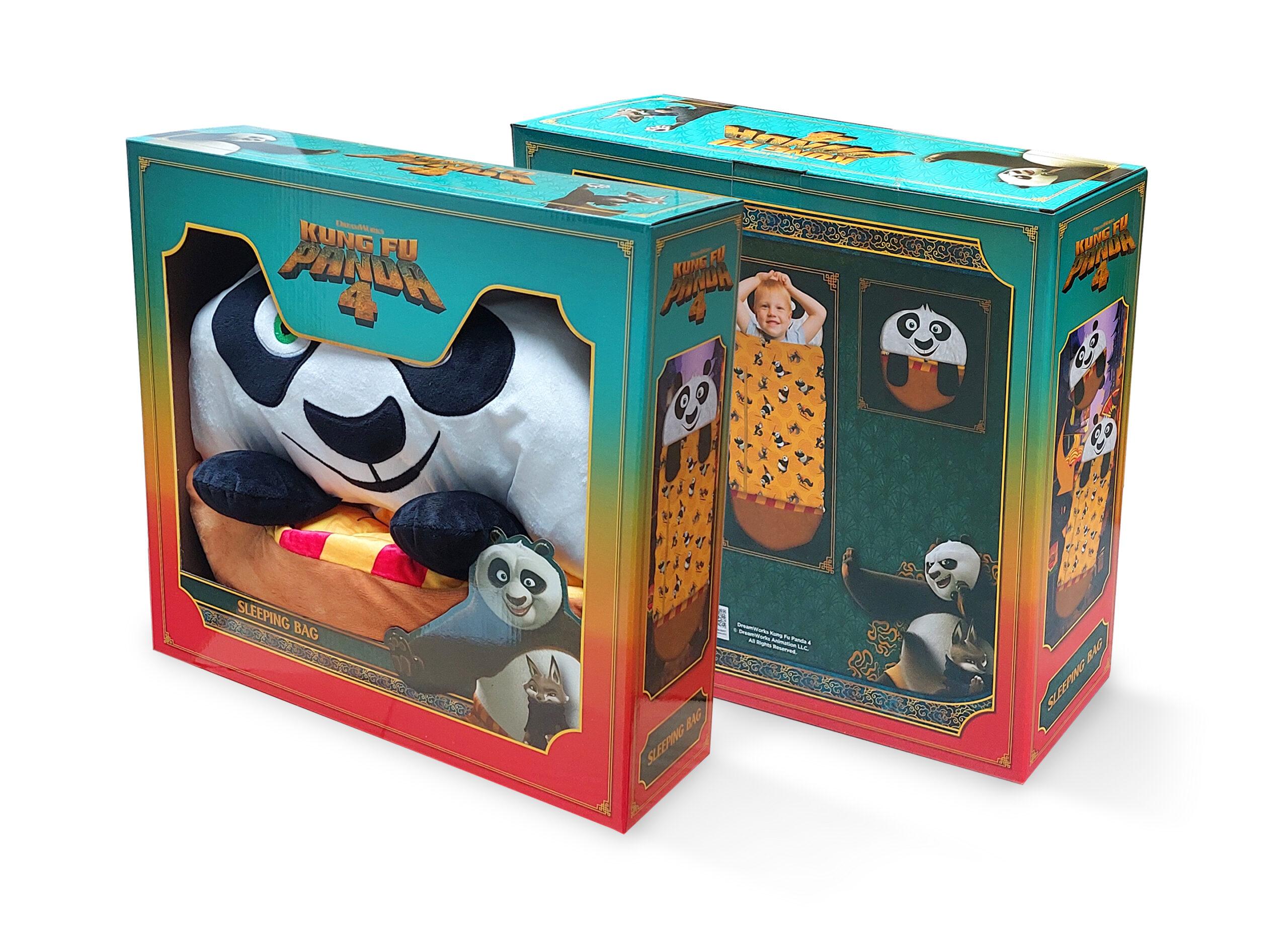 Multicolor - Kung Fu Panda slaapzak 50 x 130 cm - polyester
