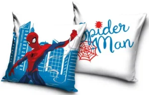 Spiderman sierkussen Blauw/wit 40 x 40 cm - Blauw - 40 x 40 cm - 100% Polyester