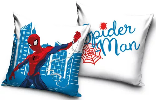 Spiderman sierkussen Blauw/wit 40 x 40 cm - Blauw - 40 x 40 cm - 100% Polyester