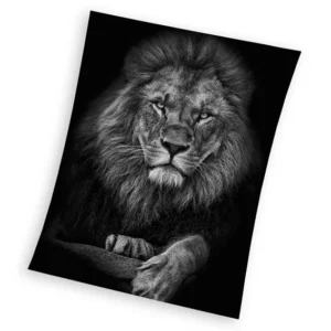 Sweet Home fleece deken 150x200cm - Zwart - 150 x 200 cm - 100% Polyester