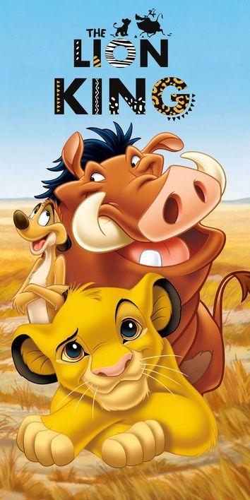 Disney The Lion King strandlaken Timon en Pumba 70 x 140 cm - Multicolor - 70 x 140 cm - 100% katoen