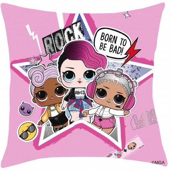 L.O.L Surprise sierkussen Rock 40X40 cm - 40 x 40 cm - 100% Polyester