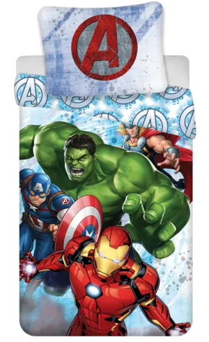 Marvel Avengers dekbedovertrek Heroes - Multicolor - 140 x 200 cm - 100% katoen