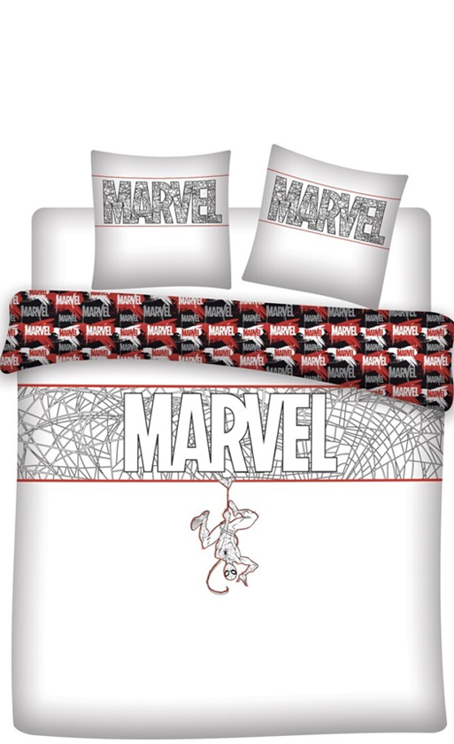 Marvel Avengers dekbedovertrek Spiderman 240 x 220 cm - Multicolor - 240 x 220 cm - 100% katoen