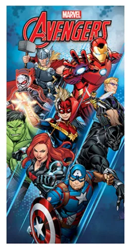 Marvel Avengers strandlaken 70 x 137 cm - Multicolor - 70 x 137 cm - 100% Polyester