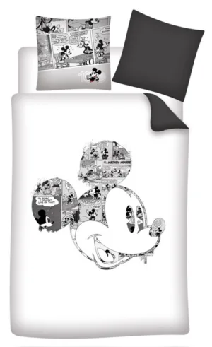 Disney Mickey Mouse dekbedovertrek Cartoon - Multicolor - 135 x 200 cm - 100% katoen