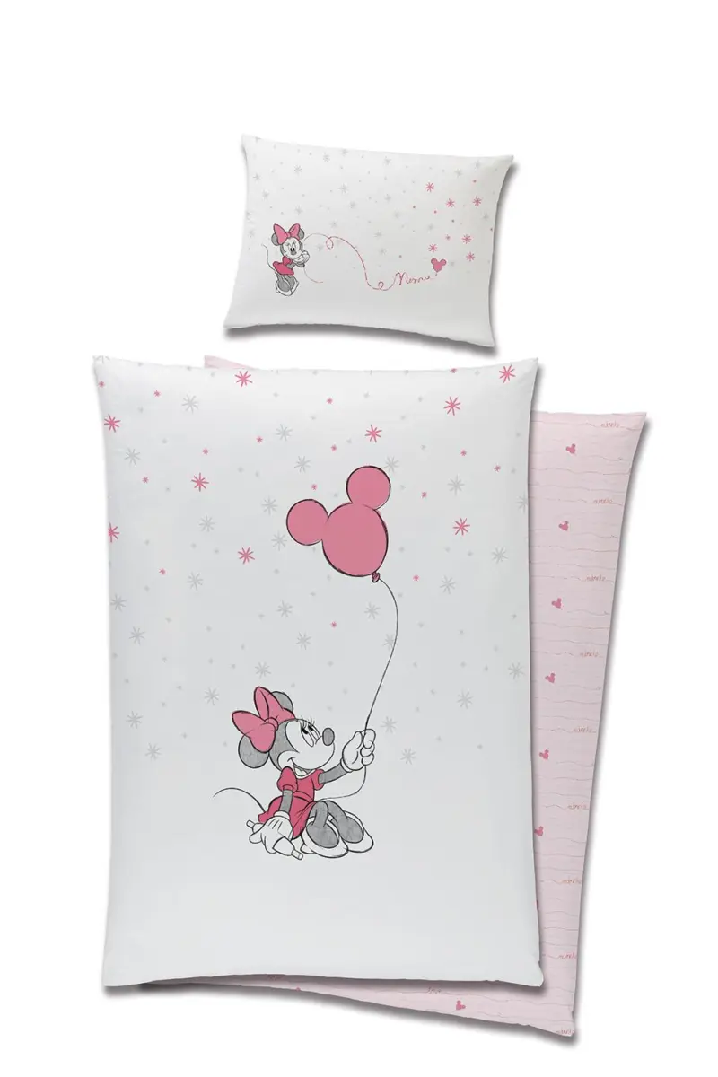Disney Minnie Mouse dekbedovertrek - Multicolor - 90 x 120 cm