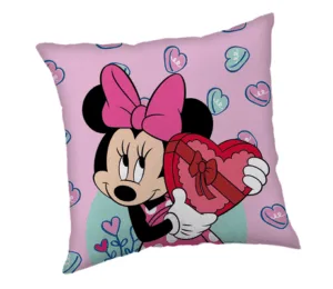 Disney Minnie Mouse sierkussen hearts 40x40 cm - Paars - 40 x 40 cm - 100% Polyester