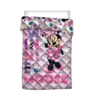 Disney Mickey Mouse sprei 140 x 200 cm polyester - Roze - 140 x 200 cm - 100% Polyester