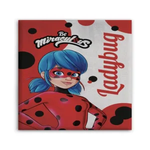 Miraculous plaid 100 x 150 cm - Rood - 100 x 150 cm - 100% Polyester