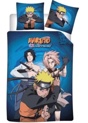 Naruto dekbedovertrek Kyuubi 140 x 200 cm Polyester - Multicolor - 140 x 200 cm - 100% Polyester