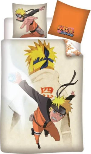 Naruto dekbedovertrek Ninja 140 x 200 cm Katoen - Multicolor - 140 x 200 cm - 100% katoen
