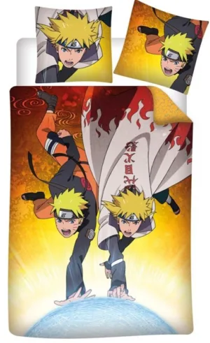 Naruto dekbedovertrek 140 x 200 cm Polyester - Multicolor - 140 x 200 cm - 100% Polyester - kussensloop 63 x 63 cm