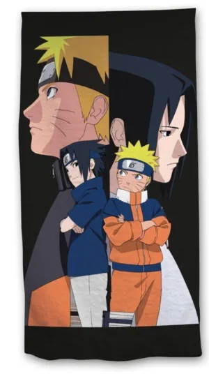 Naruto strandlaken 70 x 140 - Multicolor - 70 x 140 cm - 100% Polyester