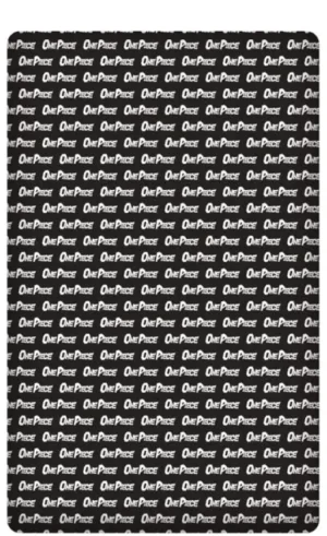 One Piece hoeslaken 90 x 200 cm zwart/wit - Multicolor - 90 x 200 cm - 100% katoen