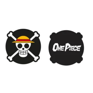 One Piece sierkussen rond - Zwart - 100% Polyester
