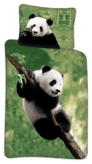 Sweet Home dekbedovertrek Panda 100 x 140 cm - Multicolor - 100 x 140 cm - 100% katoen
