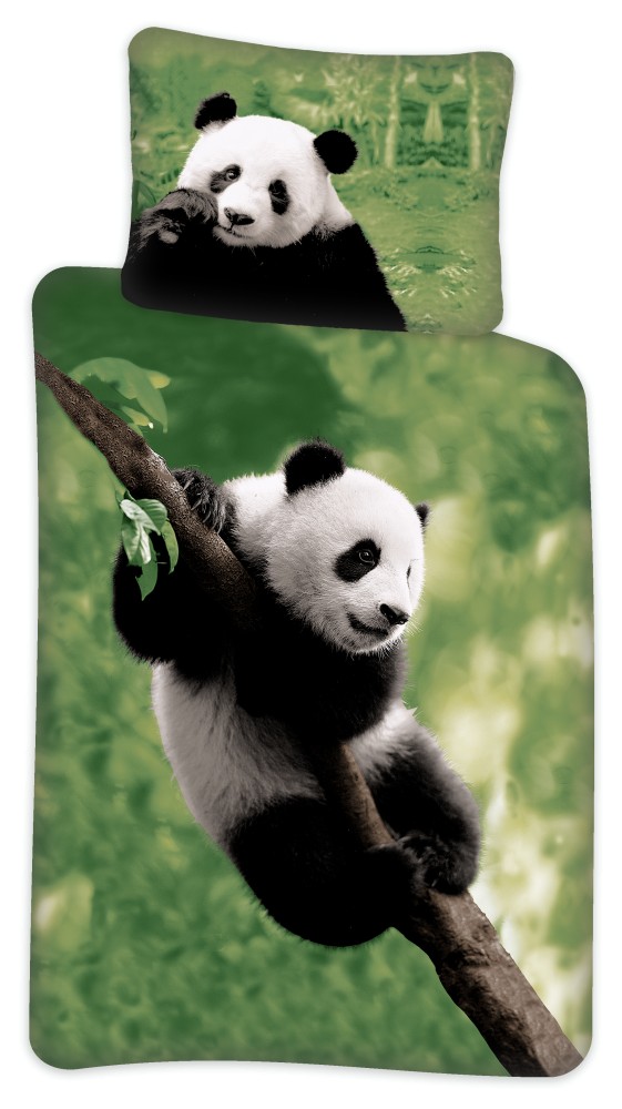 Sweet Home dekbedovertrek Panda 100 x 140 cm - Multicolor - 100 x 140 cm - 100% katoen
