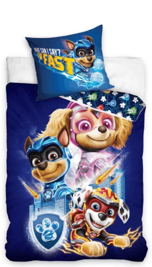 Paw Patrol dekbedovertrek eenpersoons 140 x 200 cm - Roze - 140 x 200 cm - 100% katoen