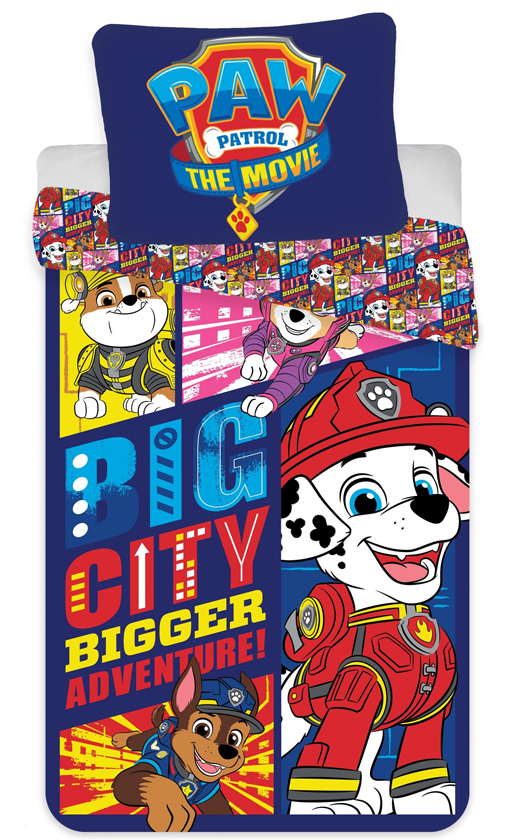 Paw Patrol dekbedovertrek Big City 2 - Multicolor - 140 x 200 cm