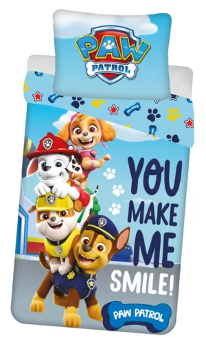 Paw Patrol dekbedovertrek You Make me Smile Glow in the Dark - Multicolor - 140 x 200 cm - 100% katoen