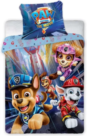 Paw Patrol dekbedovertrek - Multicolor - 100 x 135 cm - 100% katoen