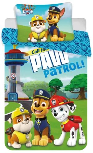 Paw Patrol dekbedovertrek Call the Paws - Multicolor - 100 x 135 cm - 100% katoen