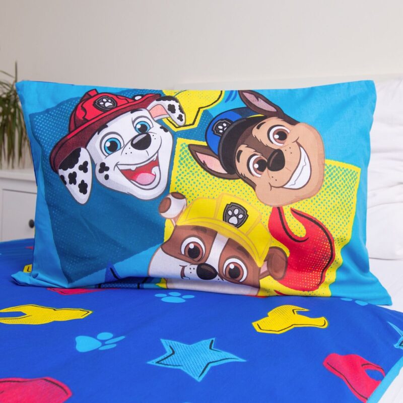 Beddengoed 100 x 135 cm van Paw Patrol, Blauw