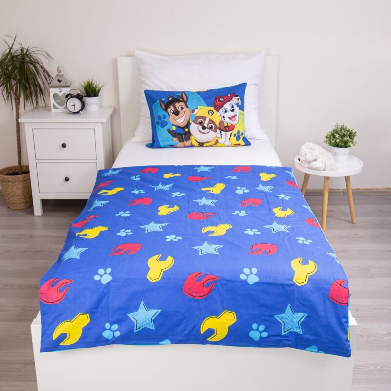 Dekbedset van Paw Patrol in 100 x 135 cm - Blauw