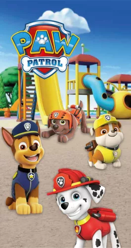 Paw Patrol strandlaken playground 70 x 140 cm - Multicolor - 70 x 140 cm - 100% katoen