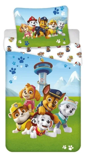 Paw Patrol dekbedovertrek play outside 140 x 200 cm - Multicolor - 140 x 200 cm - 100% katoen